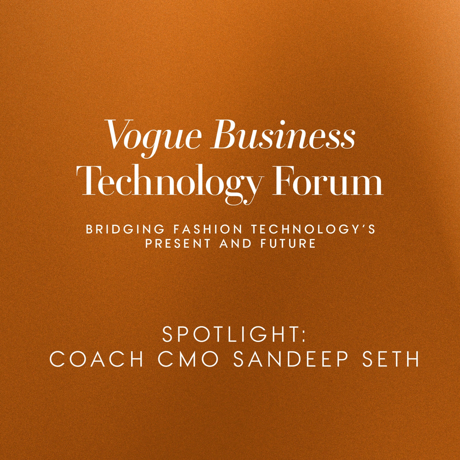 Coach CMO Sandeep Seth on why technology shouldn’t come first